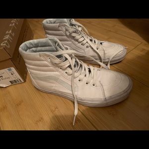 Vans white hightop